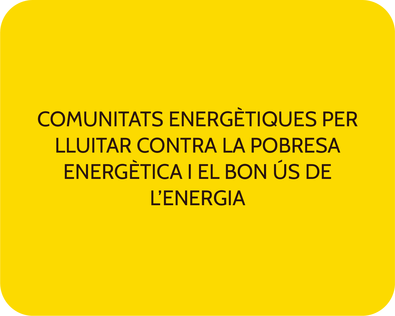 Comunitats energètiques