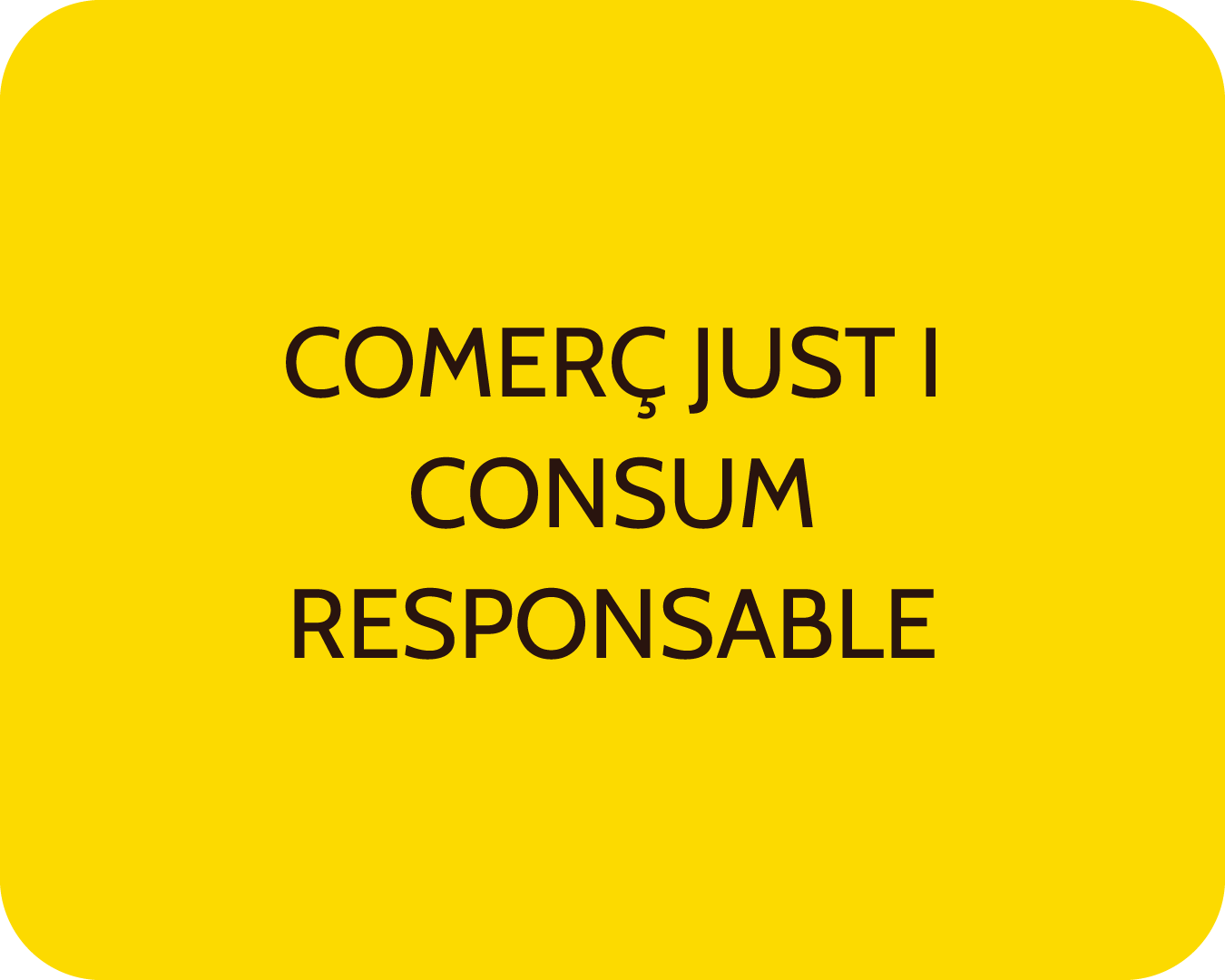 Comerç just i consum responsable